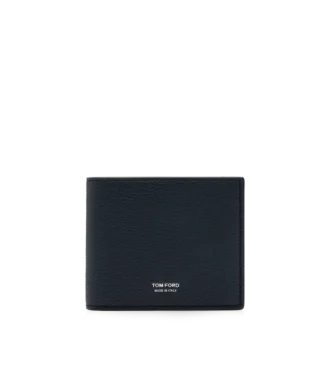 Klassieke bifold portemonnee van graanleer