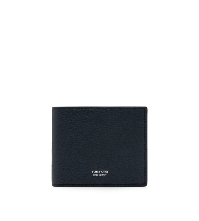 Klassieke bifold portemonnee van graanleer