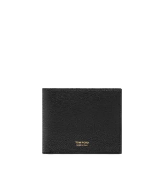 Klassieke bifold portemonnee van graanleer