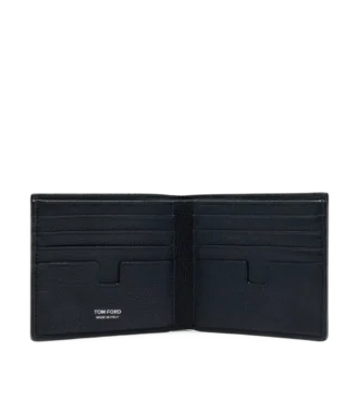 Klassieke bifold portemonnee van graanleer