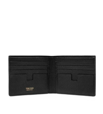 Klassieke bifold portemonnee van graanleer