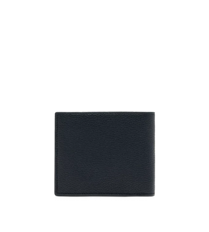 Klassieke bifold portemonnee van graanleer