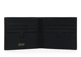 Kleine graanleren bifold portemonnee Kleine graanleren bifold portemonnee