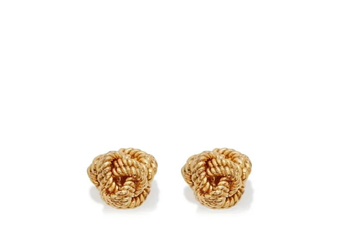 Knoop manchetknopen Knoop manchetknopen