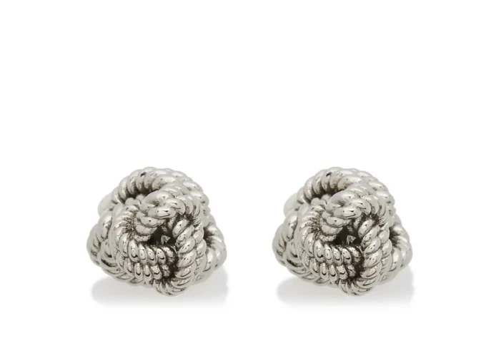 Knoop manchetknopen Knoop manchetknopen