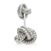 Knoop manchetknopen Knoop manchetknopen