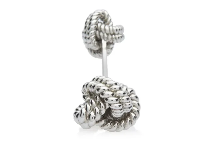 Knoop manchetknopen Knoop manchetknopen