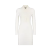 Korte polojurk met plastron