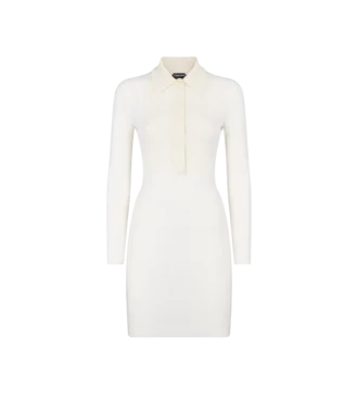 Korte polojurk met plastron