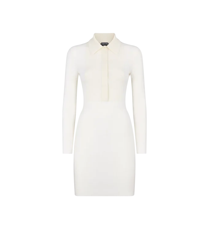 Korte polojurk met plastron