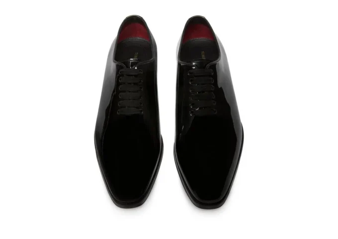Lakleren Elkan veterschoen Lakleren Elkan veterschoen