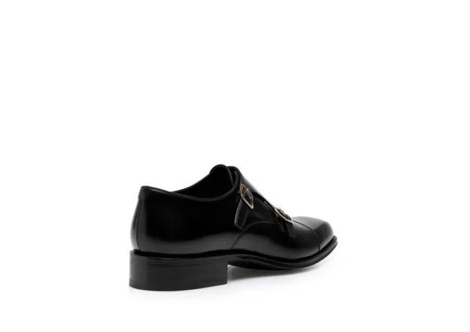Leren Claydon monkstrap