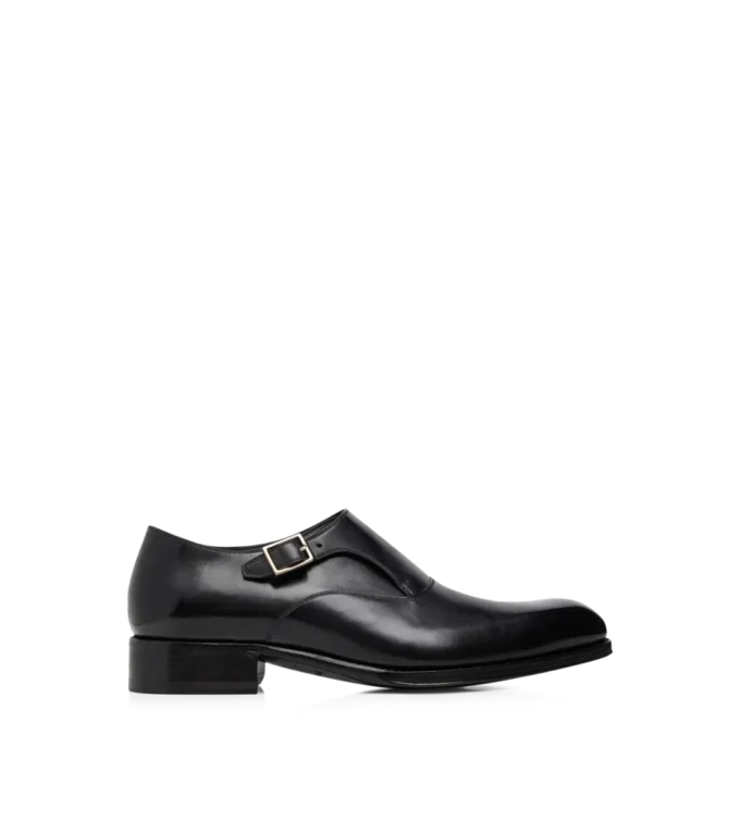 Leren Edgar Single Monk Strap
