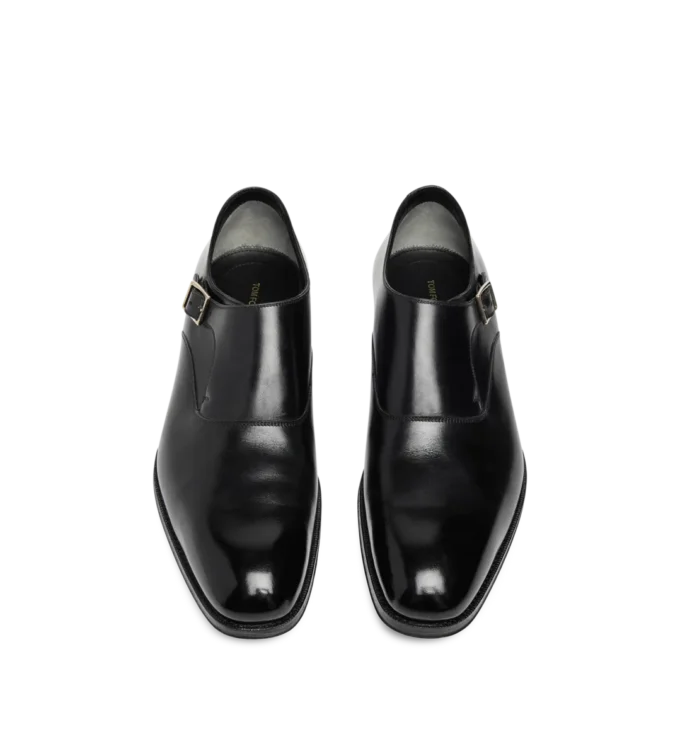 Leren Edgar Single Monk Strap