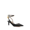 Leren Padlock Slingback Leren Padlock Slingback