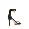 Leren sandalen met hangslot
