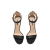 Leren sandalen met hangslot