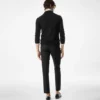 Leren shirt met voorkant