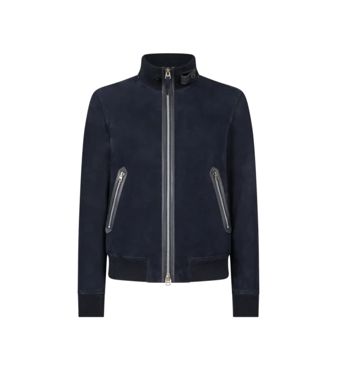 Lichte suède bomber