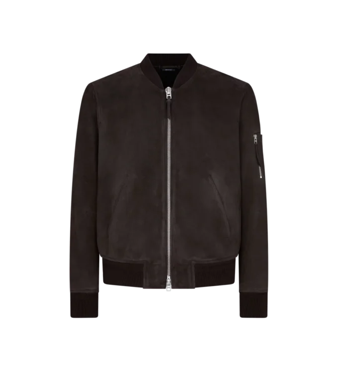 Lichte suède bomber