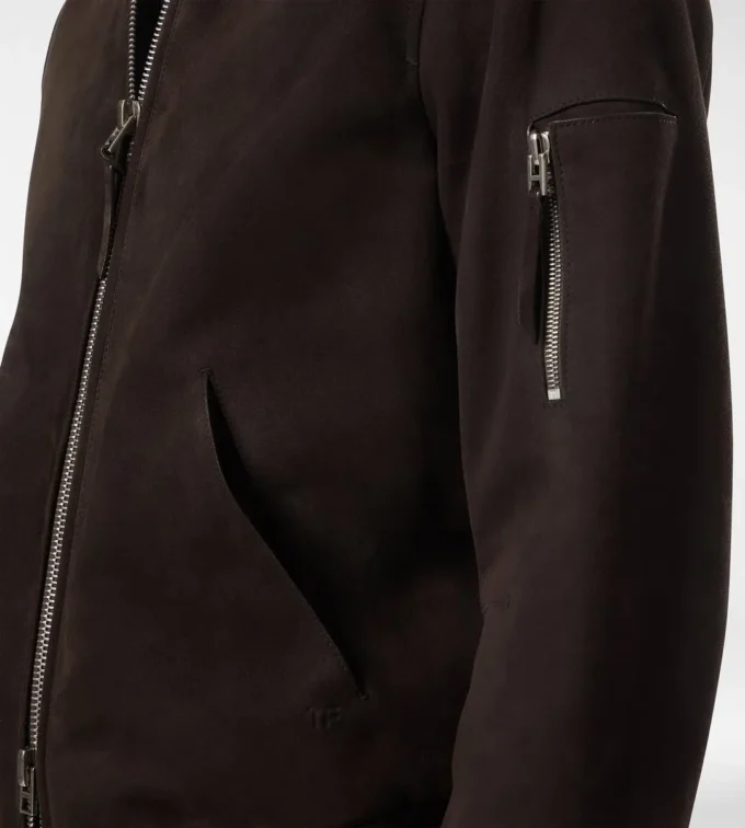 Lichte suède bomber