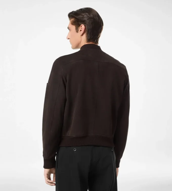 Lichte suède bomber