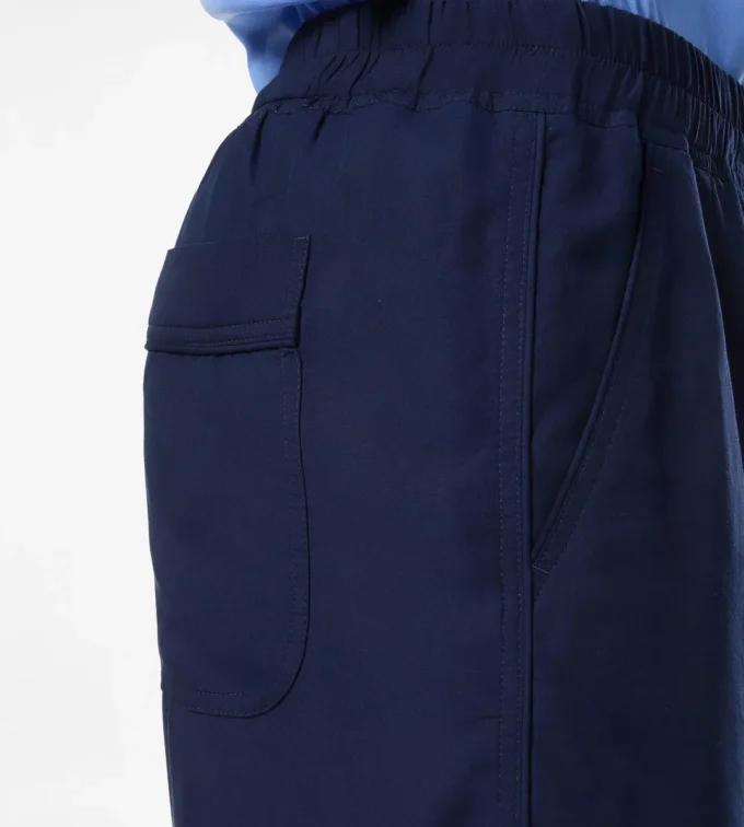 Lichtgewicht lounge broek met plooien van lyocell