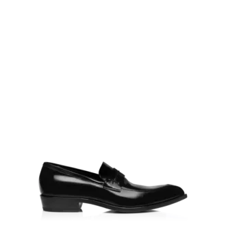 Loafer van geborsteld leer