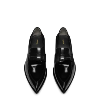 Loafer van geborsteld leer