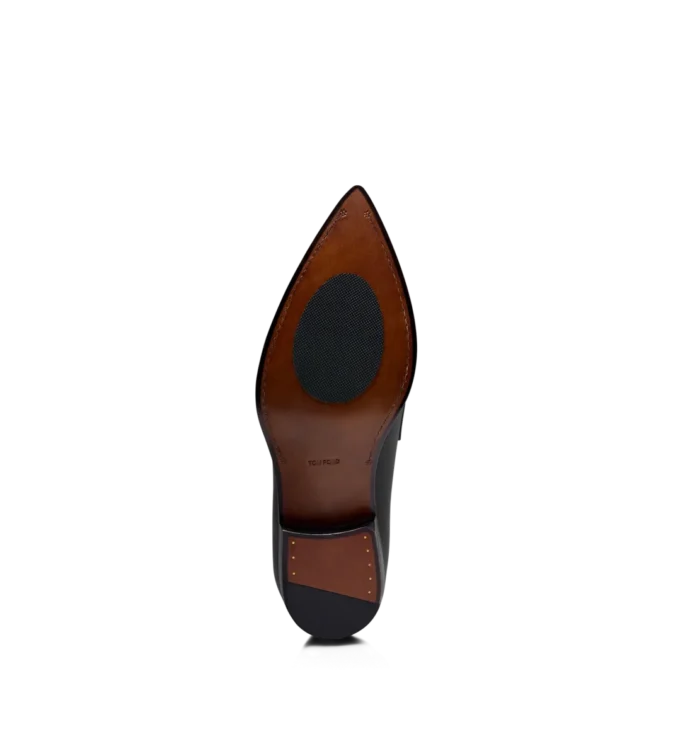 Loafer van geborsteld leer Loafer van geborsteld leer
