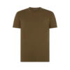 Lyocell katoenen T-shirt met ronde hals