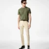 Lyocell katoenen T-shirt met ronde hals