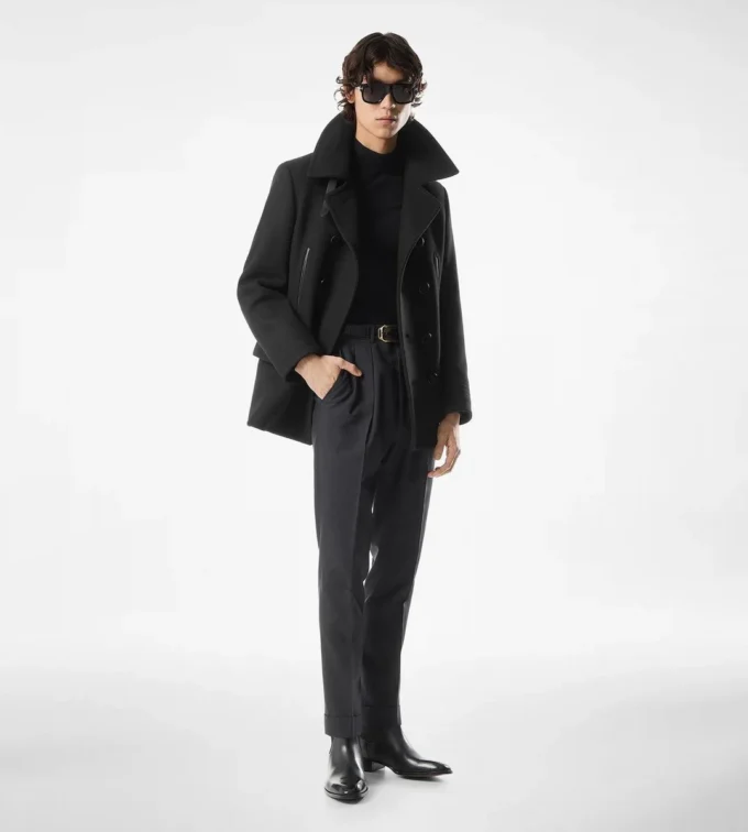Melton Peacoat Melton Peacoat