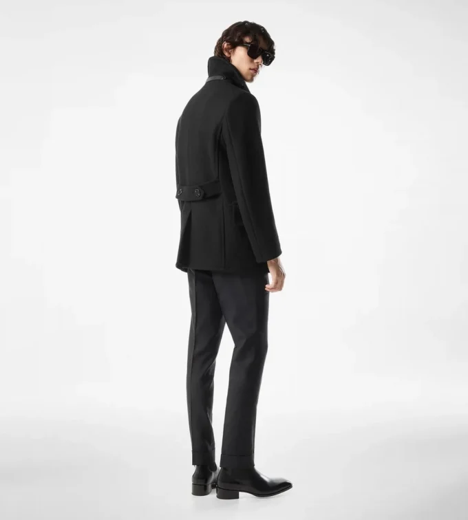 Melton Peacoat Melton Peacoat