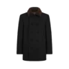 Melton wollen schapenvacht peacoat Melton wollen schapenvacht peacoat