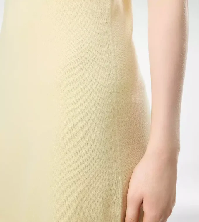 Merino piqué mouwloze korte tanktopjurk Merino piqué mouwloze korte tanktopjurk