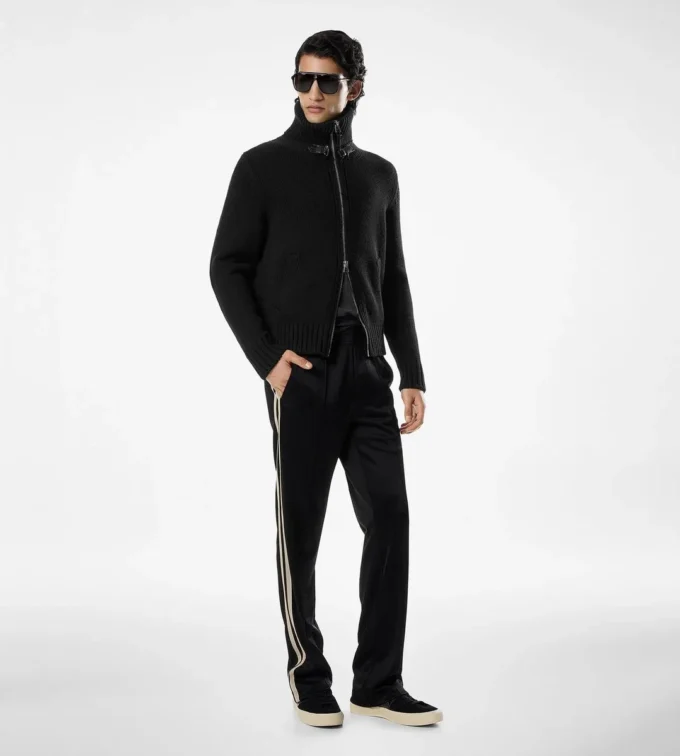 Merinowollen vest met ritssluiting Merinowollen vest met ritssluiting