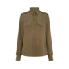 Militair shirt met zakken aan de voorkant Militair shirt met zakken aan de voorkant