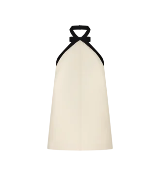 Mini-cocktailjurk met strikdetail Mini-cocktailjurk met strikdetail