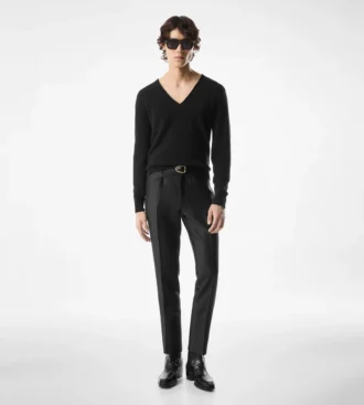 Mohair Silk Twill Dyllan Trouser
