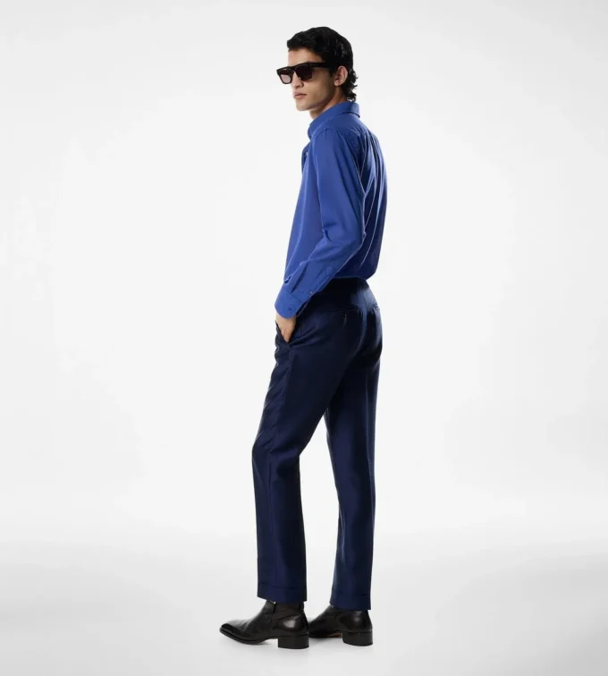 Mohair zijden twill Dyllan broek Mohair zijden twill Dyllan broek