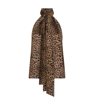 Mouwloze Lavalliere-blouse