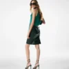 Mouwloze Lavalliere-blouse