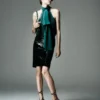 Mouwloze Lavalliere-blouse