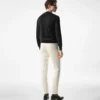 Naadloze alpaca zijden crew neck