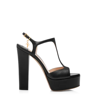 Nappa lederen Angelina platform sandalen