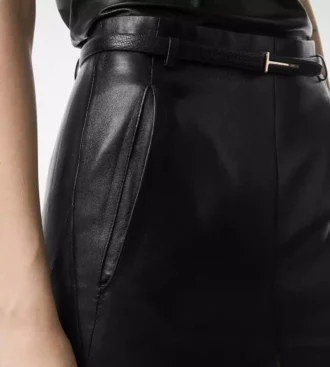 Nappa lederen luxe rok