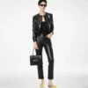 Nappa leren vest