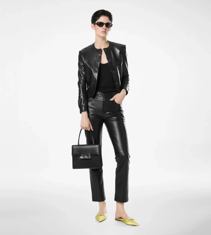 Nappa leren vest