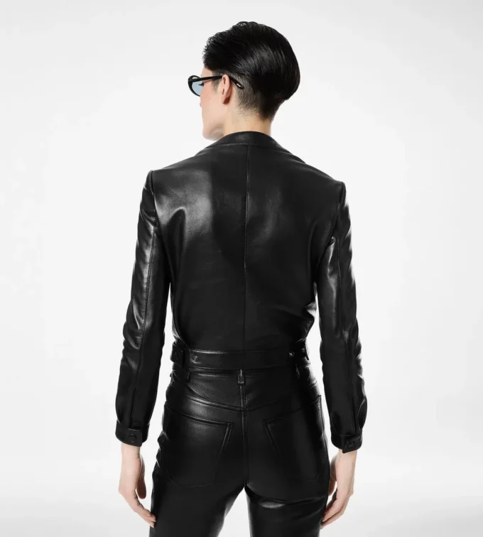 Nappa leren vest
